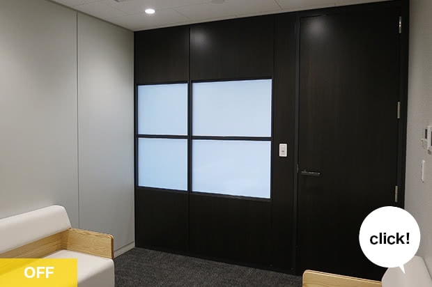 ナカバヤシ株式会社 大阪本社2階 会議室cocoa【N-Smart仕様】規格品：W700*H600mm×2枚、規格品：W900*H600mm×2枚