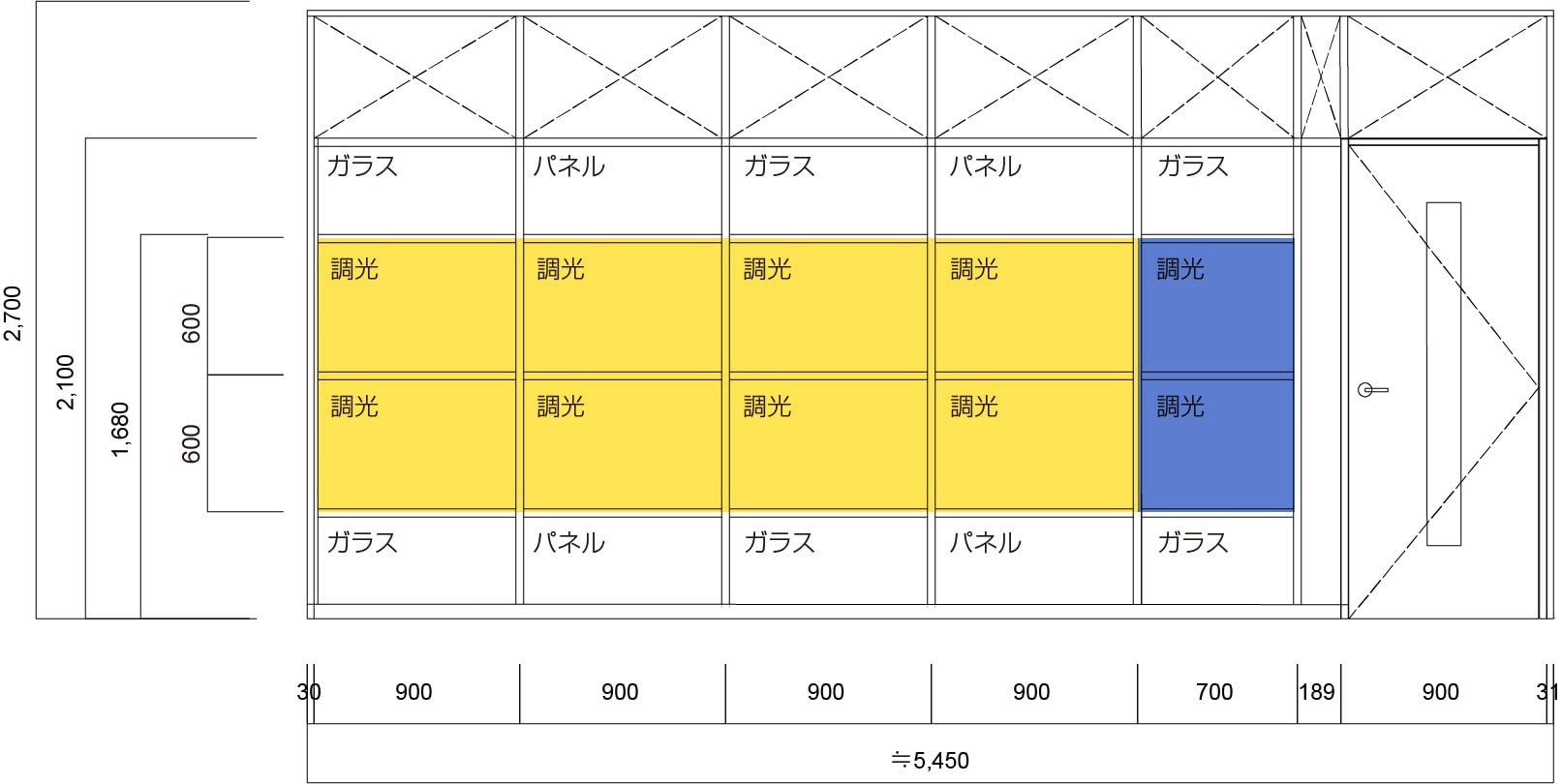 ナカバヤシ株式会社 福岡支店【N-Smart仕様】規格品：W700*H600mm×2枚、規格品：W900*H600mm×8枚