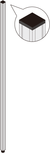 コーナーポール90°