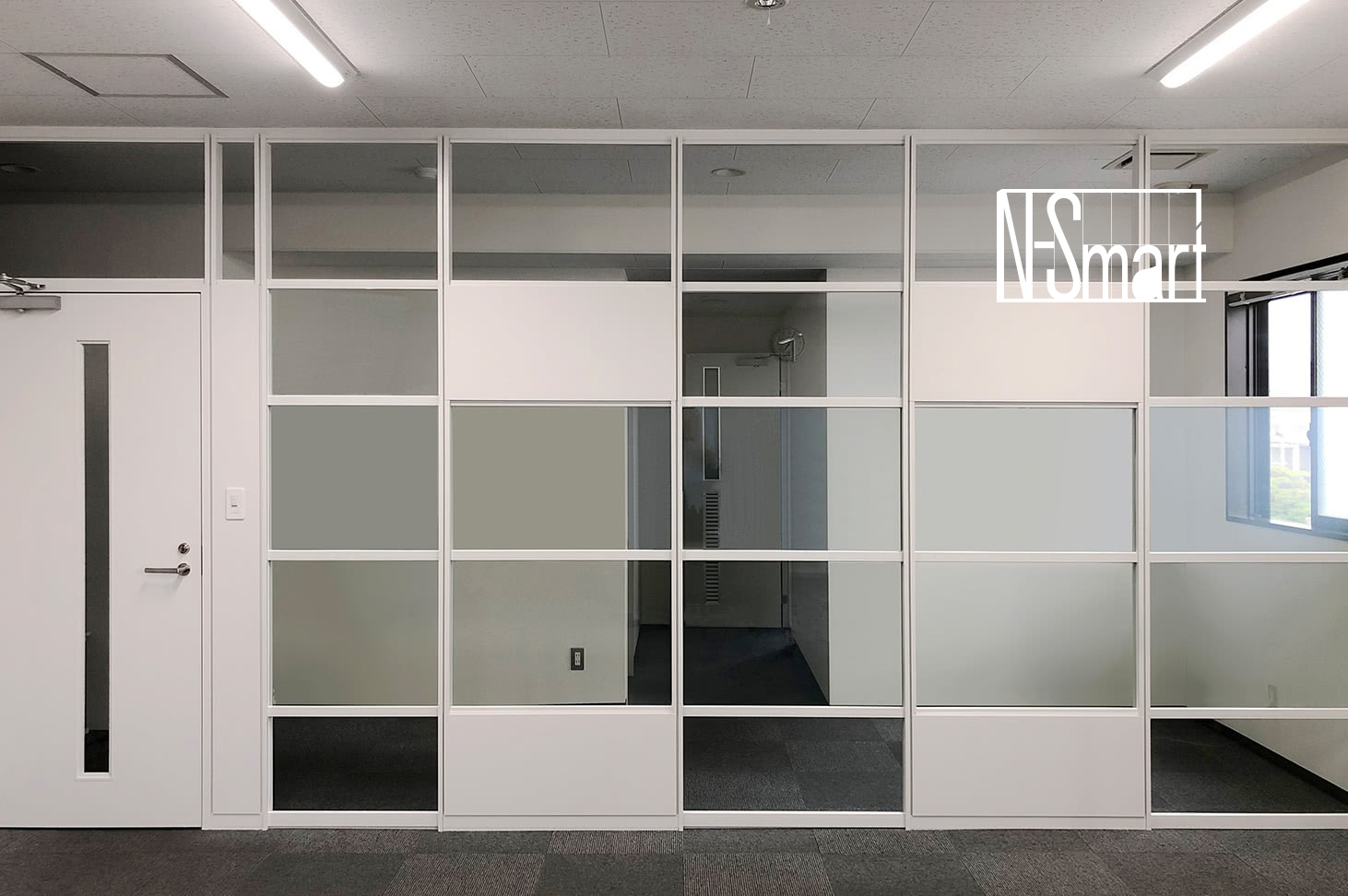 ナカバヤシ株式会社 福岡支店【N-Smart仕様】規格品：W700*H600×2枚、規格品：W900*H600mm×8枚